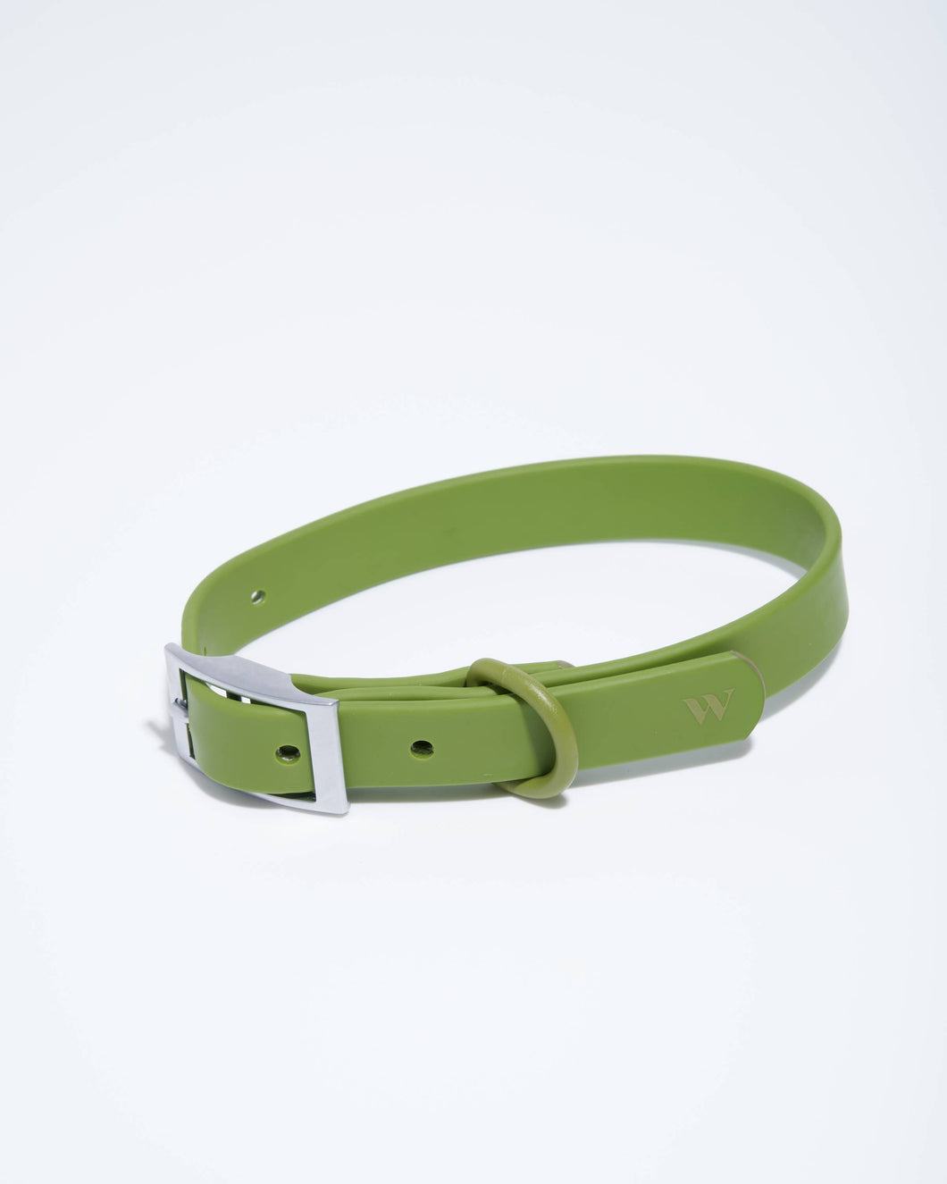 Wild One - Adjustable Waterproof Fashion Dog Collar: Moss / X-LARGE