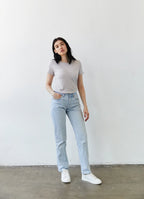 It Is Well L.A. Everyday Crewneck Short Sleeve T-shirt - Salt