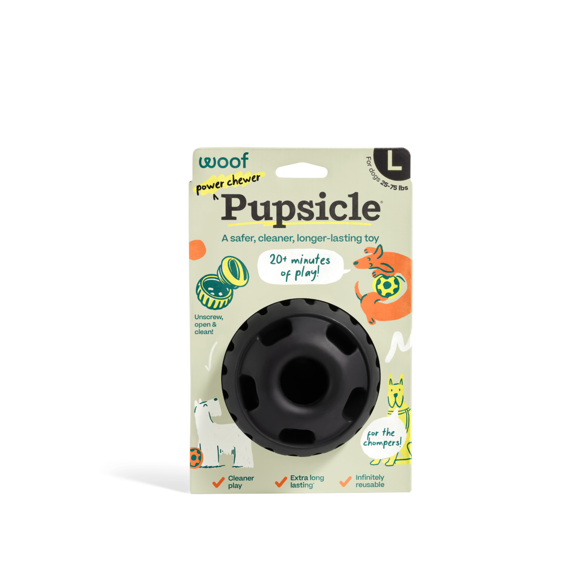 Woof - The 'Power Chewer' Pupsicle: Large