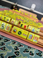 Peace Love Mahjong - Mod Tiles  | Chartreuse