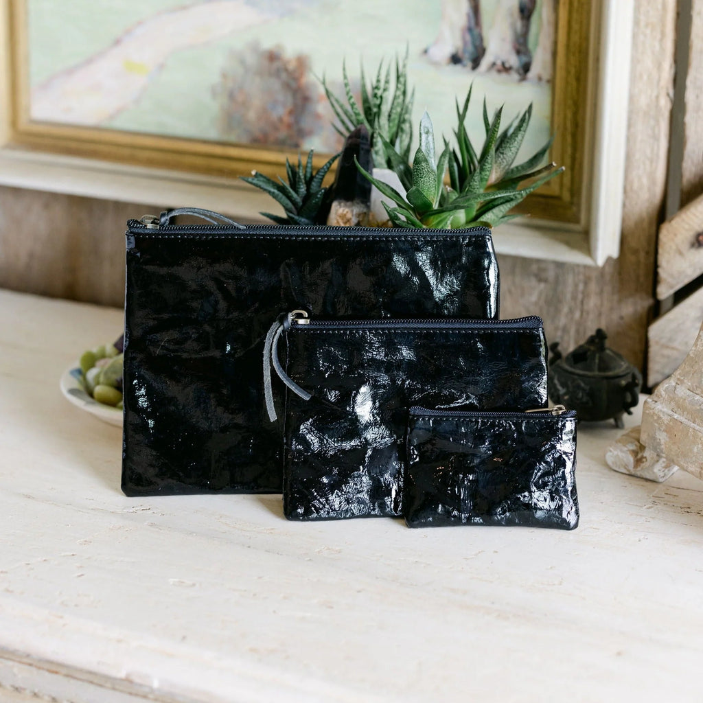 Uashmama Gimi Purse - Glossy Black Medium