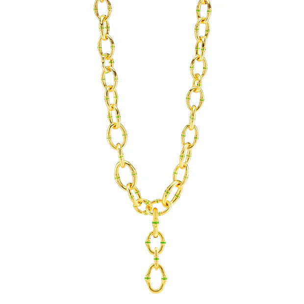 Capucine De Wulf Bangkok Bamboo Link Necklace