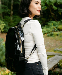 Uashmama Memmo Backpack - Glossy Black