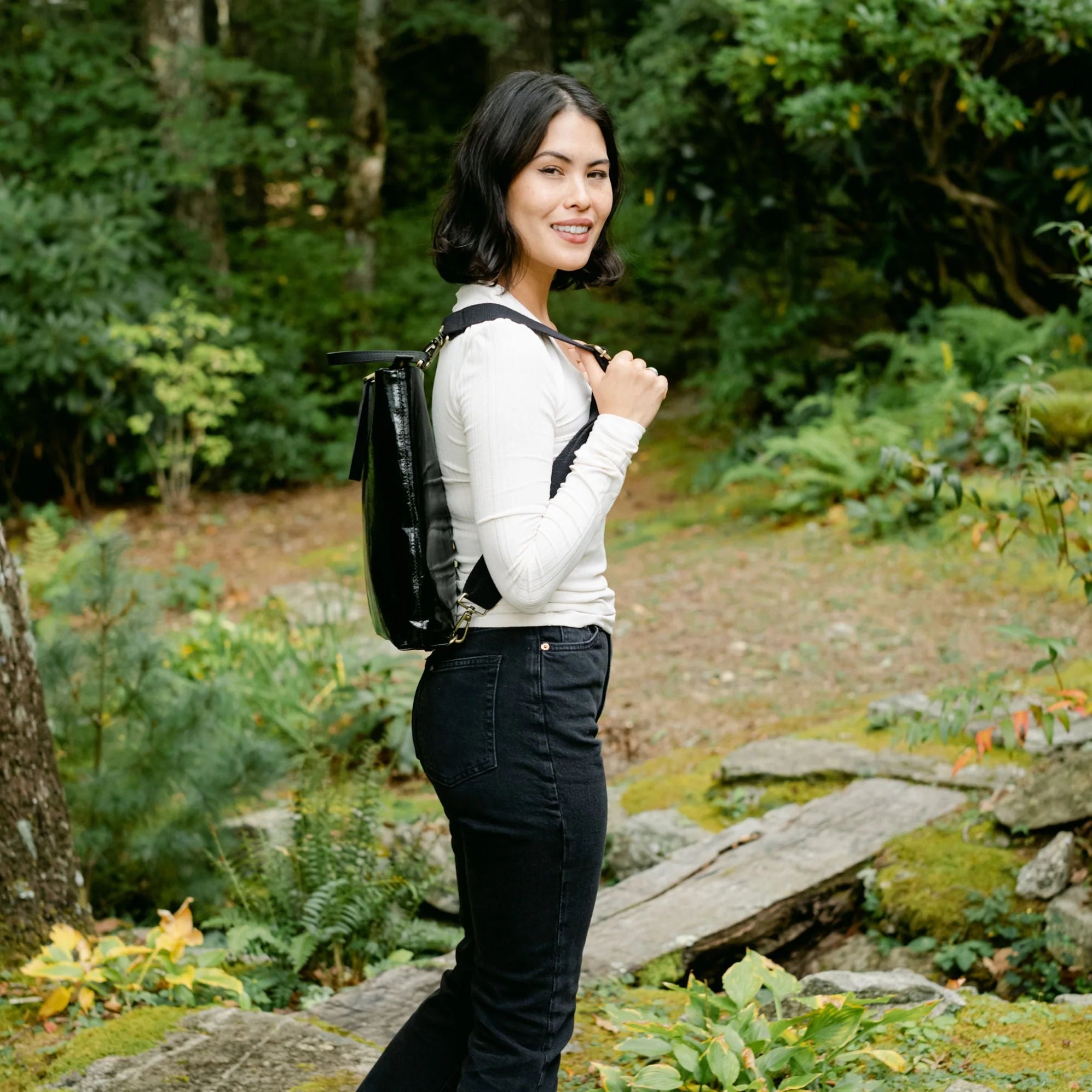 Uashmama Otti Backpack - Glossy Black