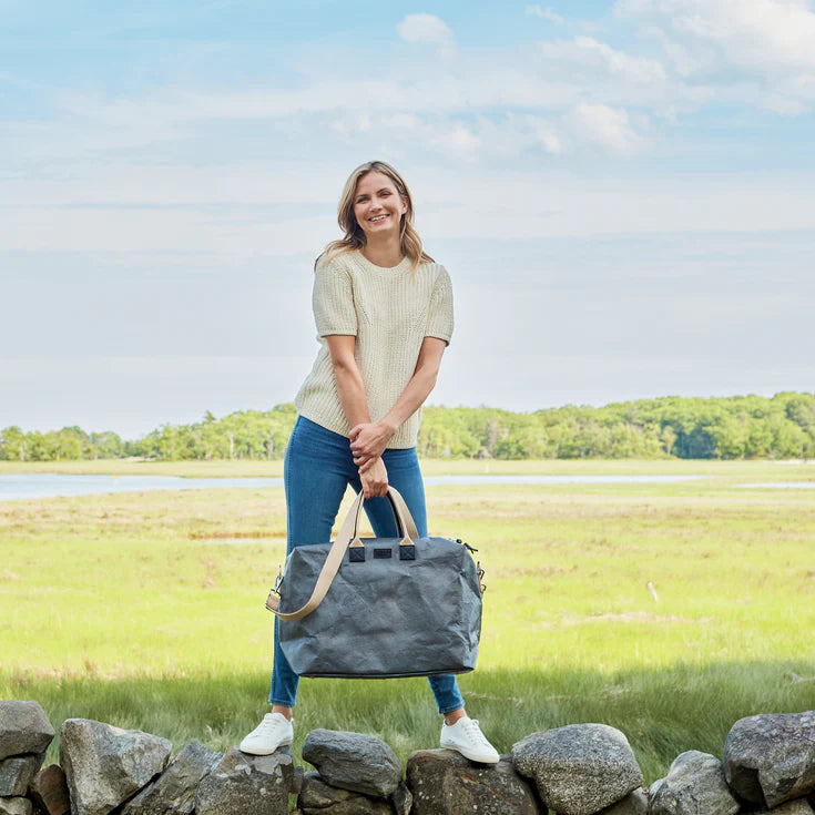 Uashmama Roma X Large Weekender Bag - Dark Grey