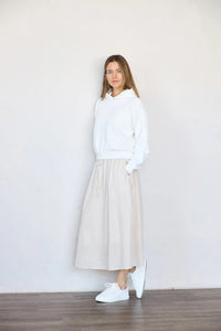 It Is Well L.A. Everyday Skirt - Slate Gray
