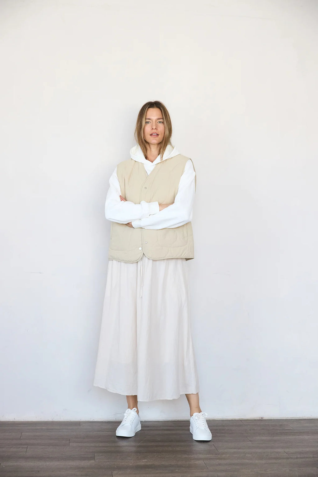 It Is Well L.A. Everyday Skirt - Slate Gray