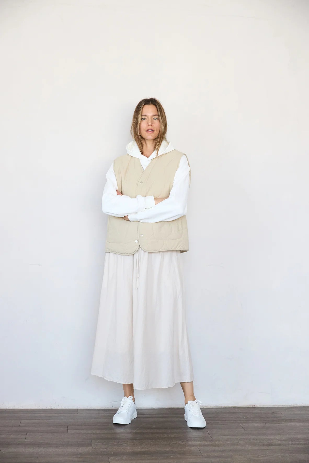 It Is Well L.A. Everyday Skirt - Slate Gray