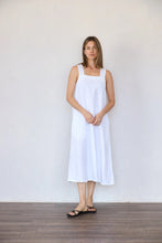 Load image into Gallery viewer, It Is Well L.A. Linen Strap Dress - Black
