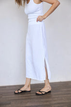 Load image into Gallery viewer, It Is Well L.A. Linen Slit Skirt - Salt
