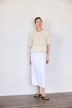 Load image into Gallery viewer, It Is Well L.A Lightweight Short Sleeve Sweater - Yellow

