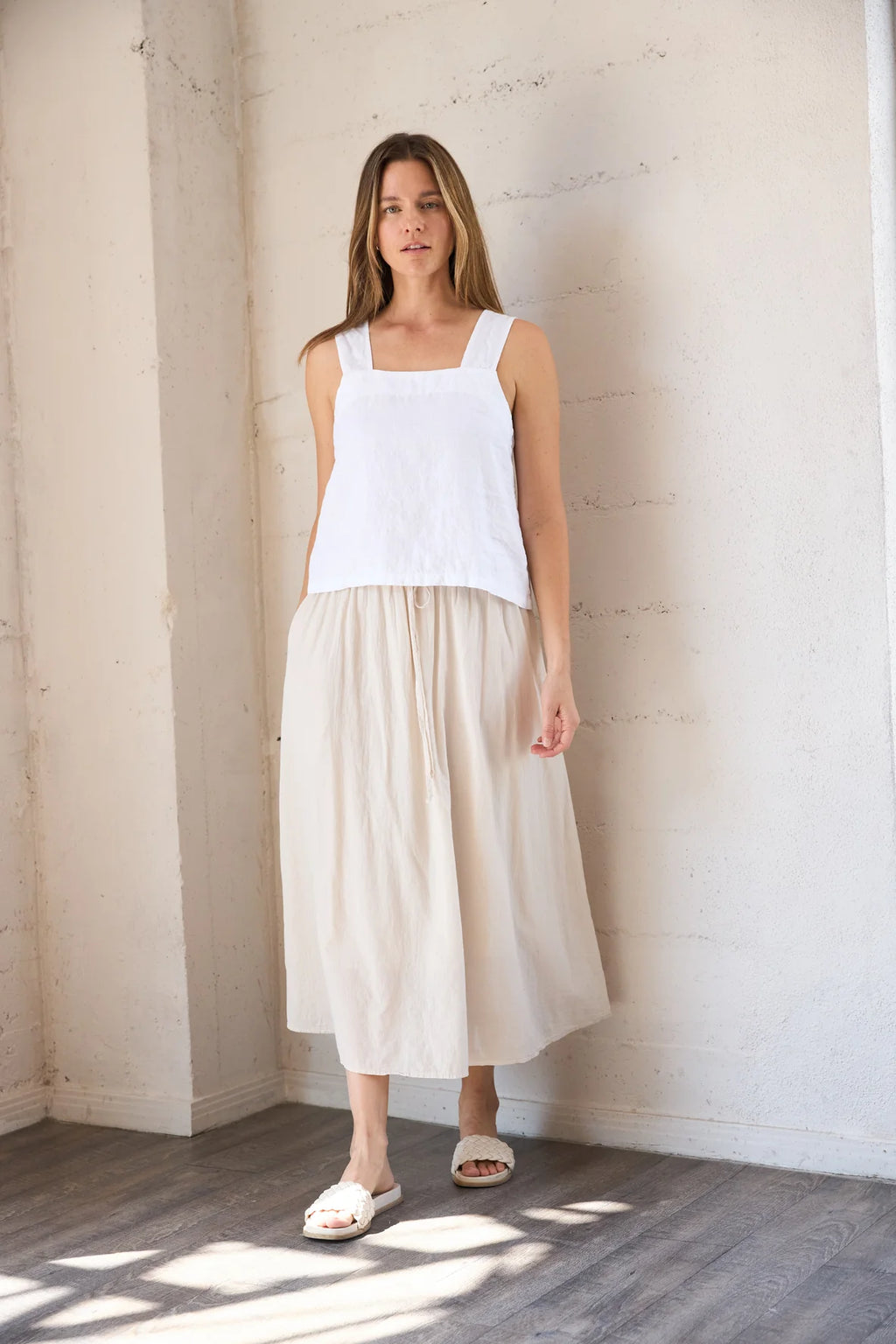 It Is Well L.A. Everyday Skirt - Slate Gray