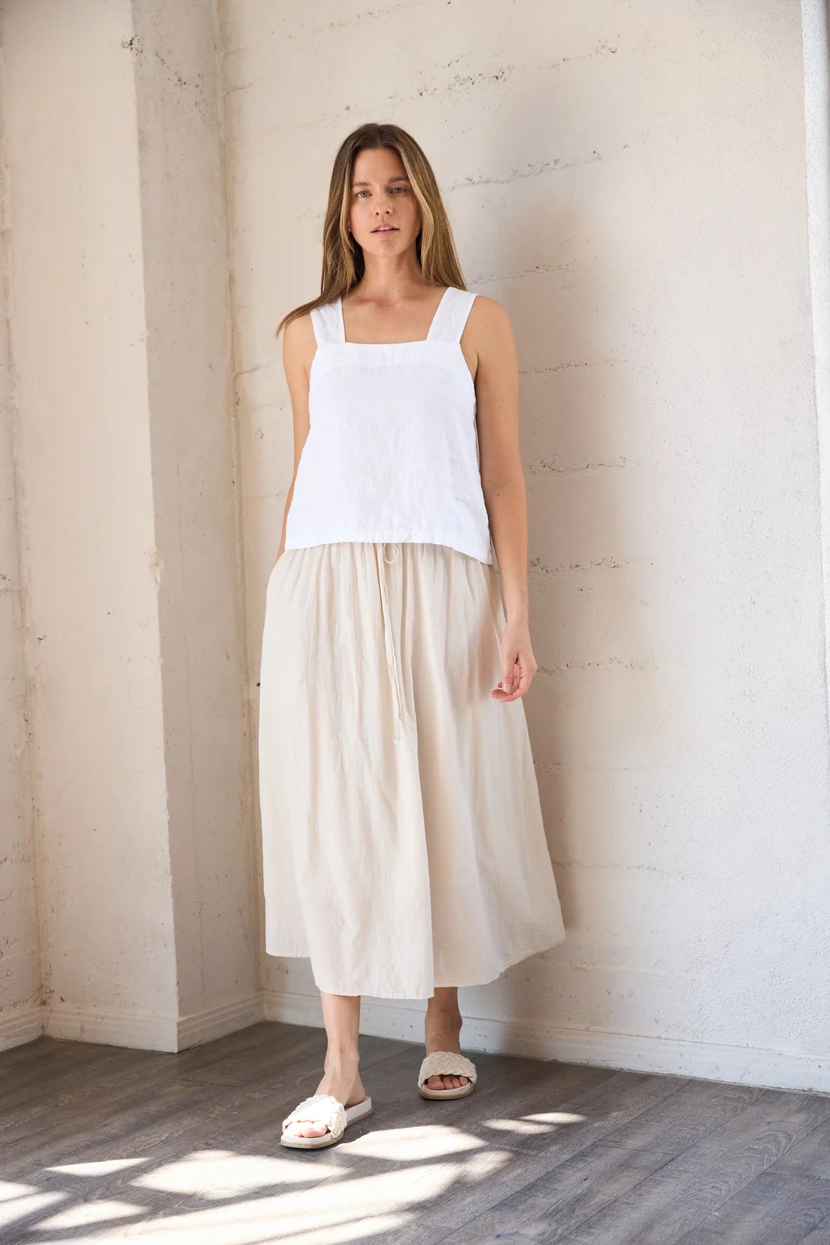 It Is Well L.A. Everyday Skirt - Slate Gray