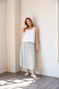 It Is Well L.A. Everyday Skirt - Slate Gray