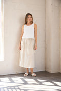It Is Well L.A. Organic Reversible Gauze Tank - Salt