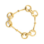 Capucine De Wulf Equestrian Snaffle Bit Bracelet - Gold