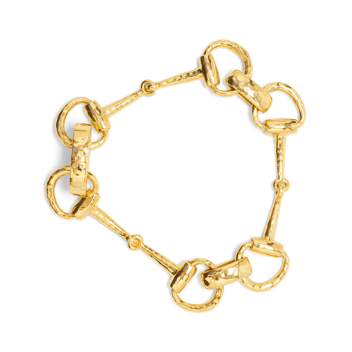 Capucine De Wulf Equestrian Snaffle Bit Bracelet - Gold