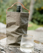 Uashmama Wine Bag Carrying Tote - Dark Grey