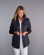 Claridge + King - The Four Pocket Shacket in Midnight Blue