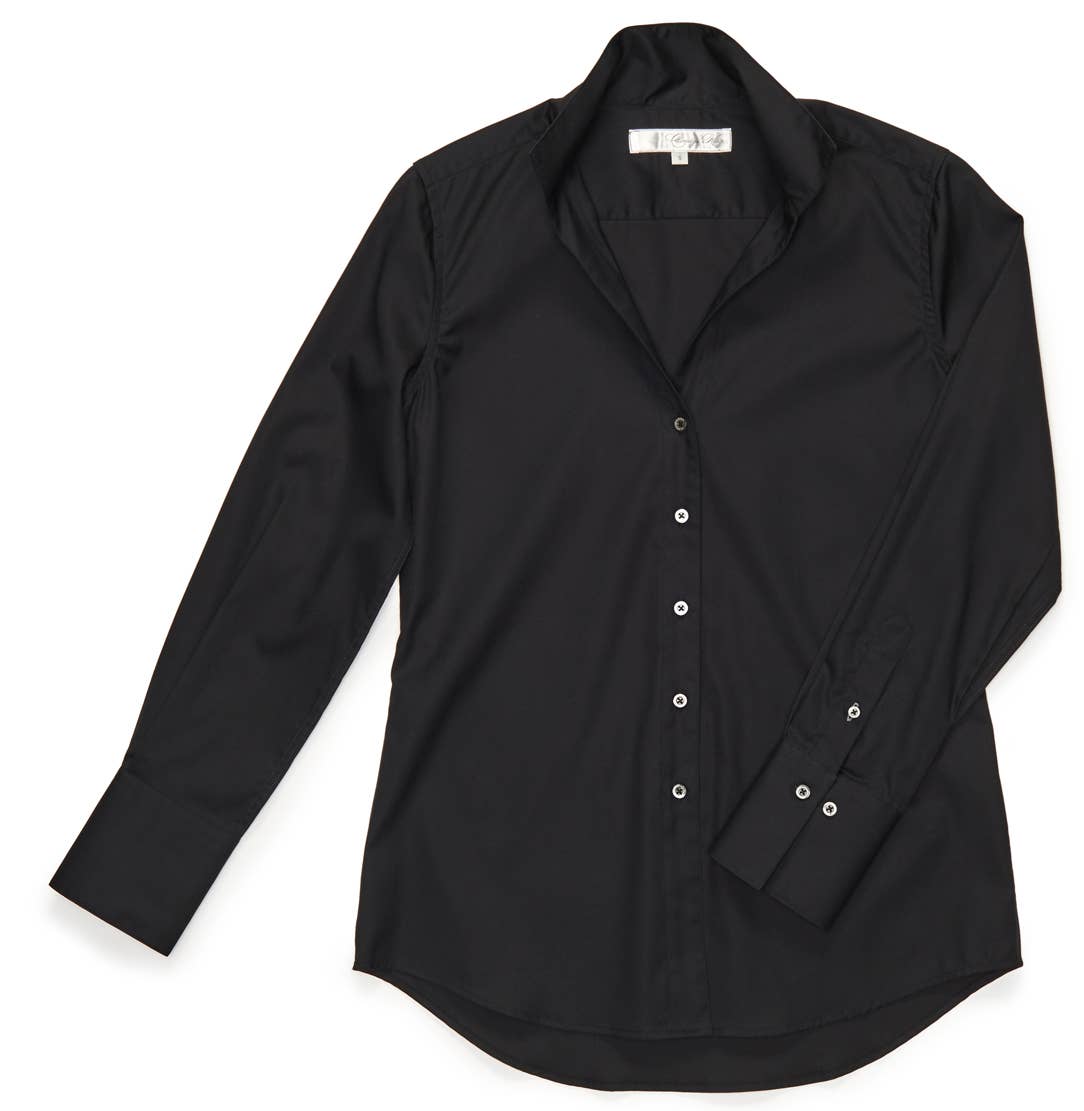 Claridge + King - The League Shirt in Pitch Black