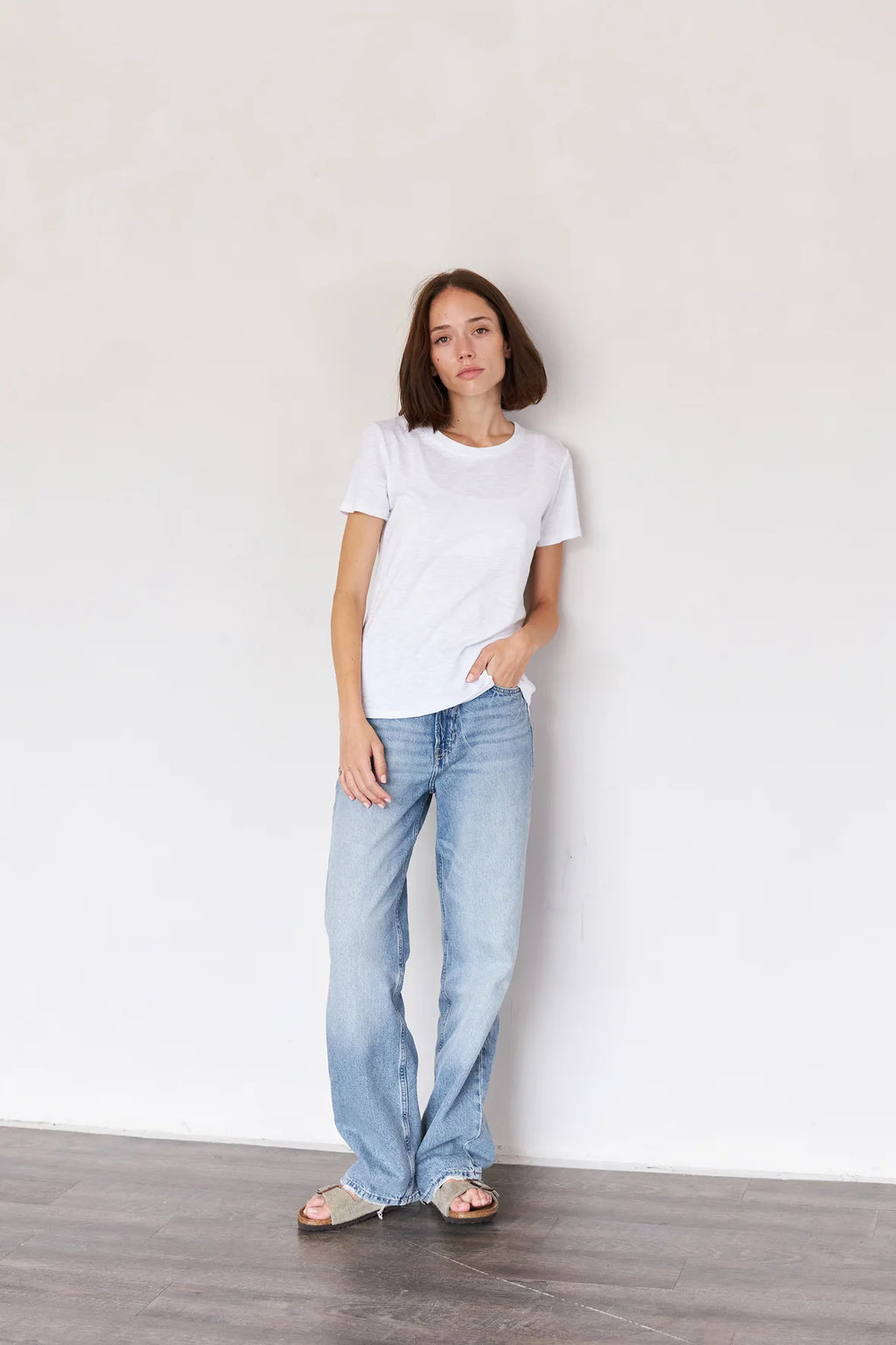 It Is Well L.A. Everyday Crewneck Short Sleeve T-shirt - Salt