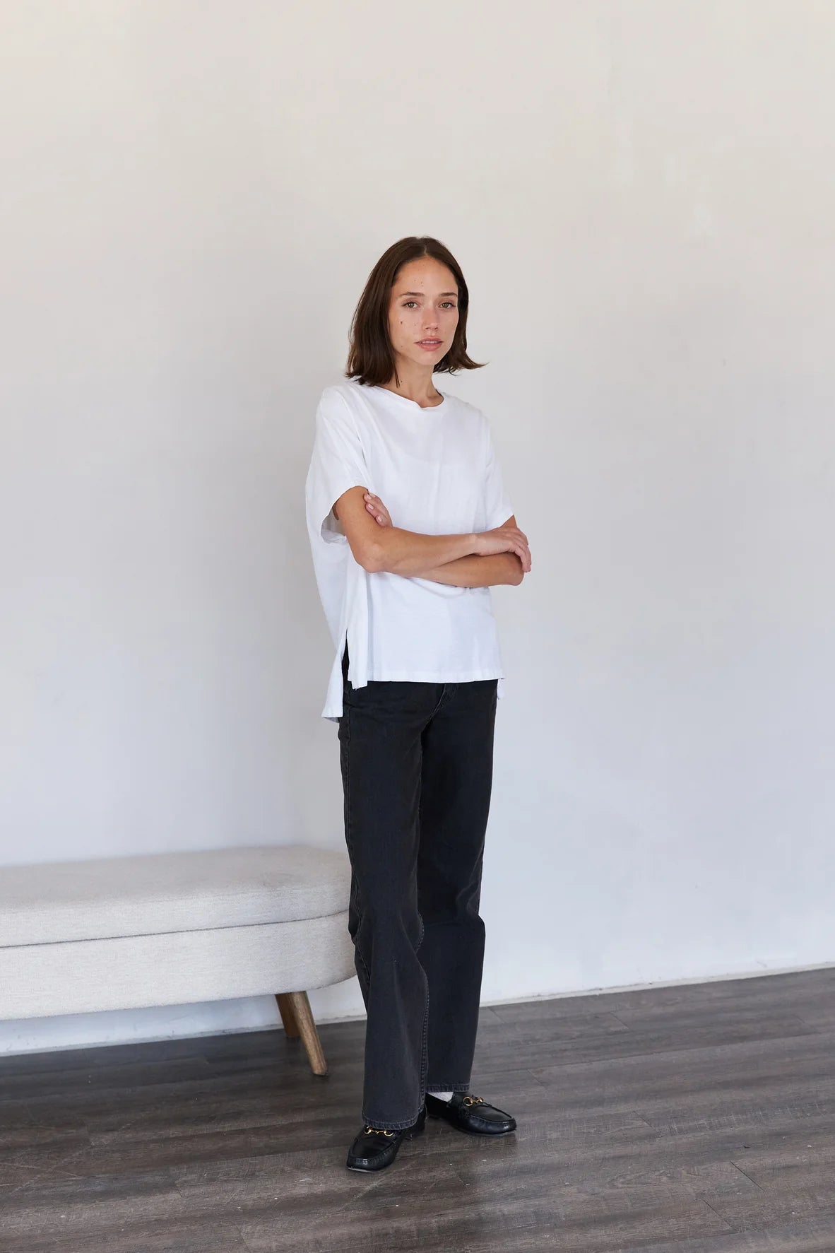 It Is Well L.A. Everyday Boxy Tee - Olive