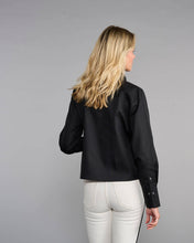 Load image into Gallery viewer, Claridge + King - The Crop in Pitch-Black: S
