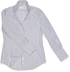 Claridge + King - The League in Black + White Stripe: S