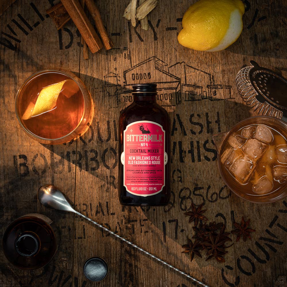 Bittermilk Bottling Co. - Bittermilk No.4 - New Orleans Style Old Fashioned Rouge