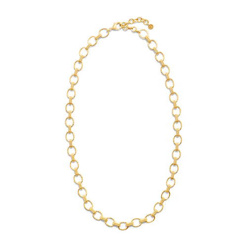 Capucine De Wulf Cleopatra Small Link Necklace 16" + 2" - Gold
