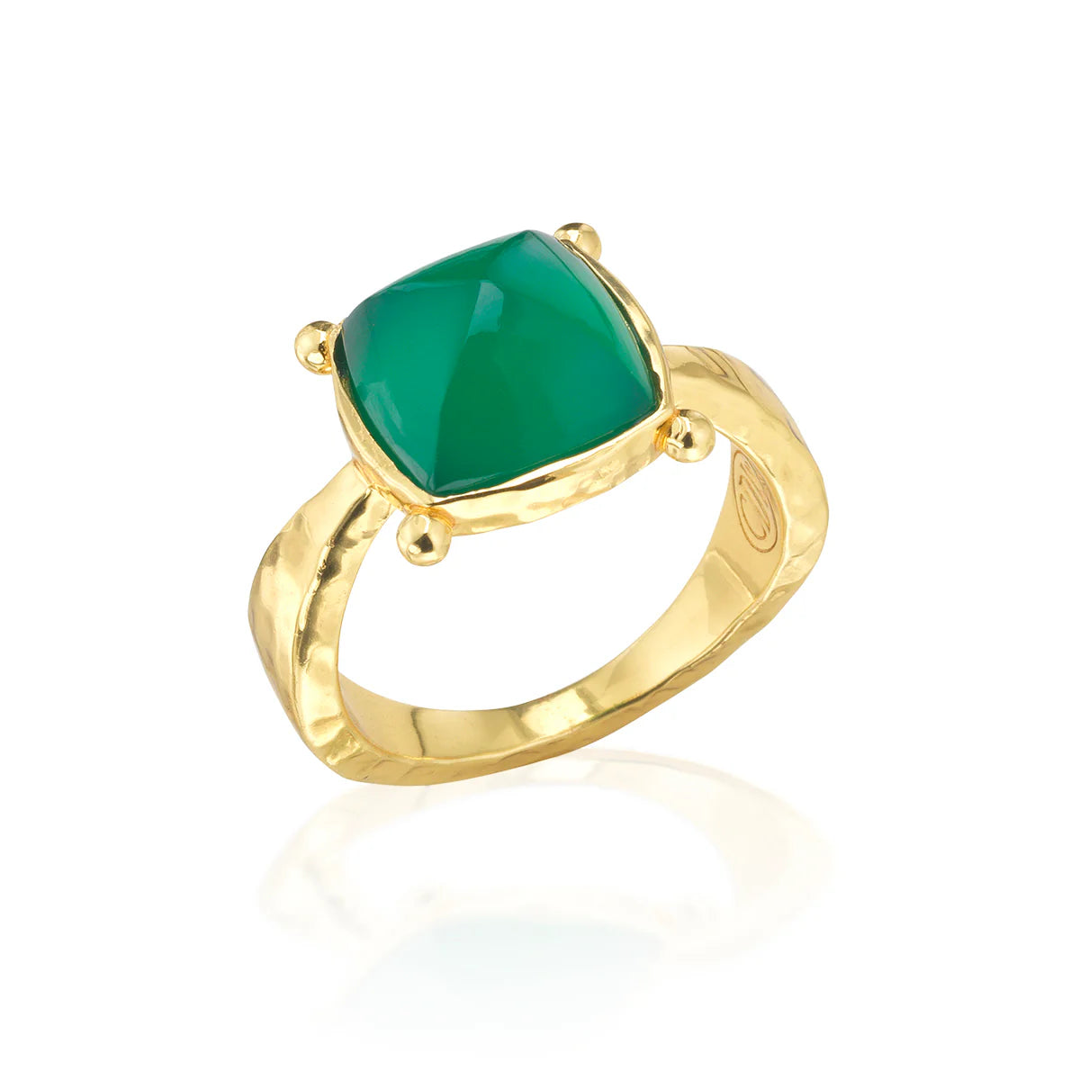 Capucine De Wulf Mystic Eye Gem Ring - Green Onyx