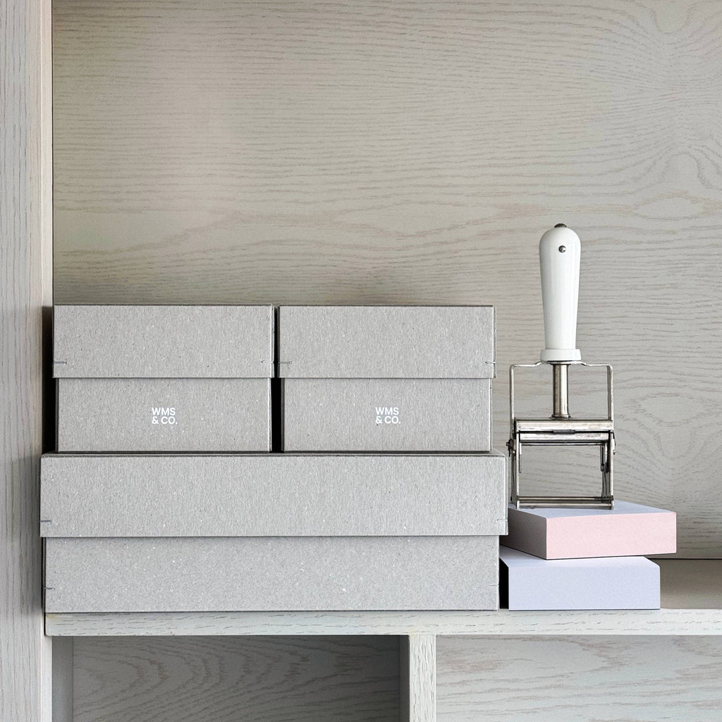 Wms&Co. Multi-Edged Pads: Blush/Gold/Grey, Large Square