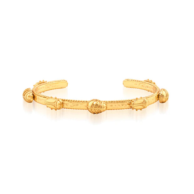 Capucine De Wulf Scarab Petite Cuff - Gold