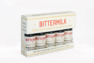 Bittermilk Bottling Co. No. 1 Bourbon-Barrel Aged Old Fashioned - Five Pack Single Serve