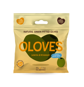 POSHI - Oloves Lemon & Rosemary Pitted Green Olives 1.1oz