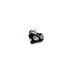 Macon & Lesquoy - Hand embroidered brooch - Golden Heart