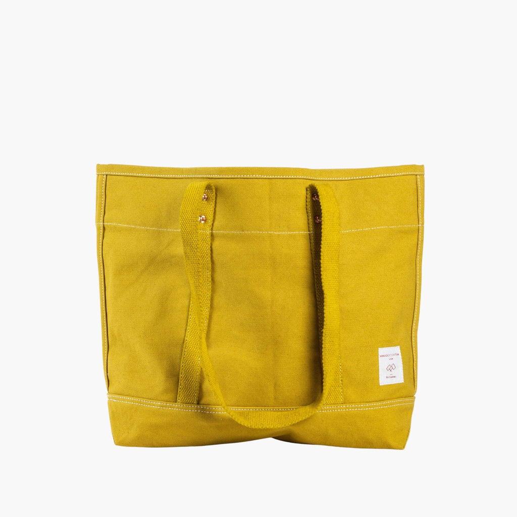 IMMODEST COTTON - Small East West Tote | Chartreuse