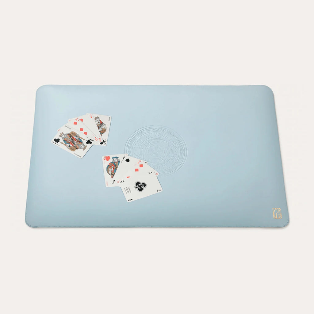 GRIMAUD Leather Play Mat - Dolphin Blue