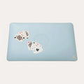 GRIMAUD Leather Play Mat - Dolphin Blue