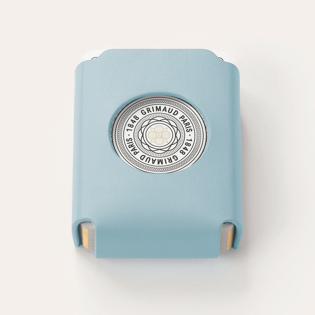 GRIMAUD Playing Cards with Leather Case - Dolphin Blue