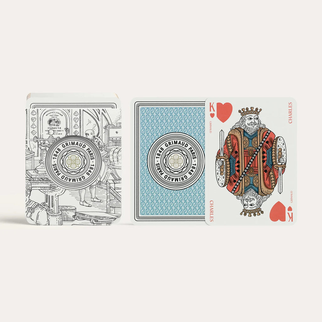 GRIMAUD N°200 Cartes à Jouer - Dolphin Blue