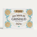GRIMAUD N°1503 Louis XV Playing Cards: The Archives in Collaboration with the BNF - Dolphin Blue