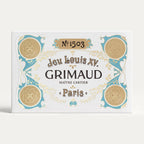 GRIMAUD N°1503 Louis XV Playing Cards: The Archives in Collaboration with the BNF - Dolphin Blue