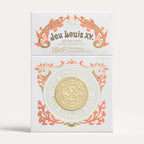 GRIMAUD N°1504 Louis XV Playing Cards: The Archives in Collaboration with the BNF - Coral Red
