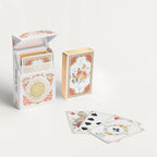 GRIMAUD N°1504 Louis XV Playing Cards: The Archives in Collaboration with the BNF - Coral Red