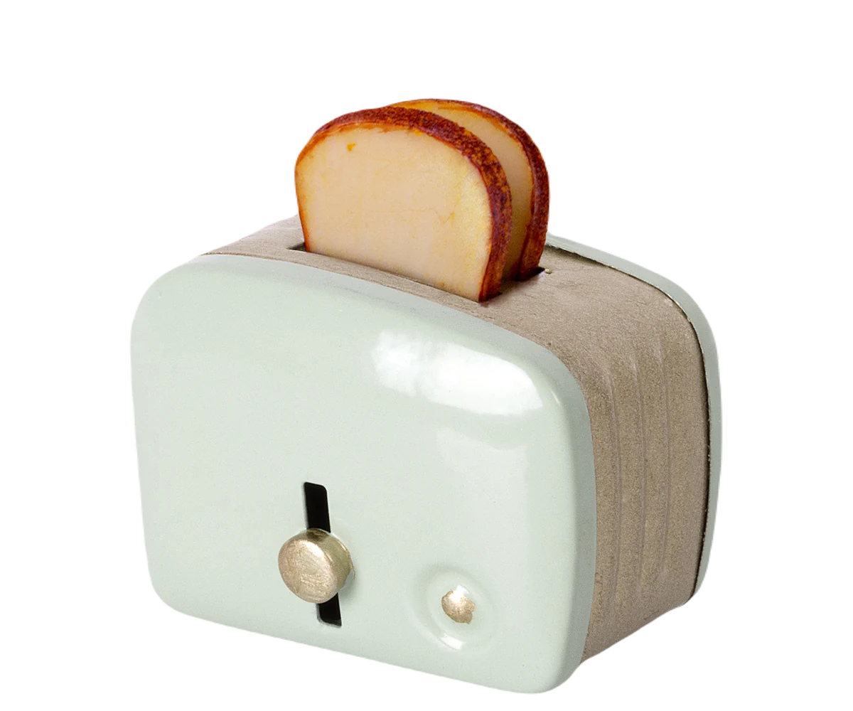 Maileg Mini Toaster and Bread - Mint
