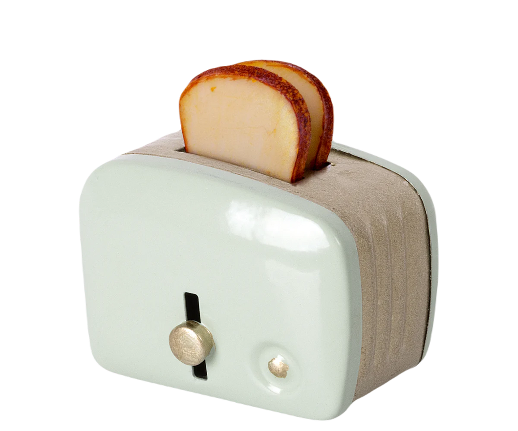 Maileg Mini Toaster and Bread - Mint