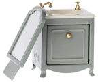 Maileg - Sink w/Mirror, Mouse - Dark Mint