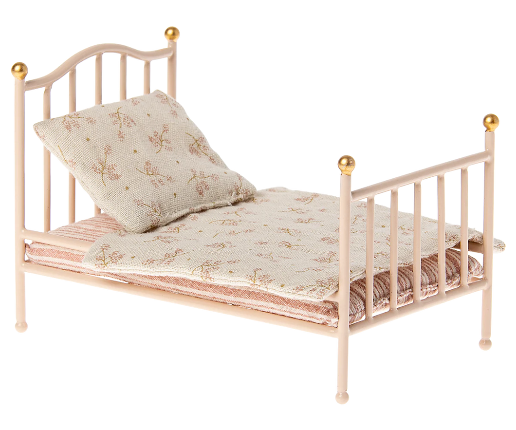 Maileg - Vintage Bed, Mouse - Rose