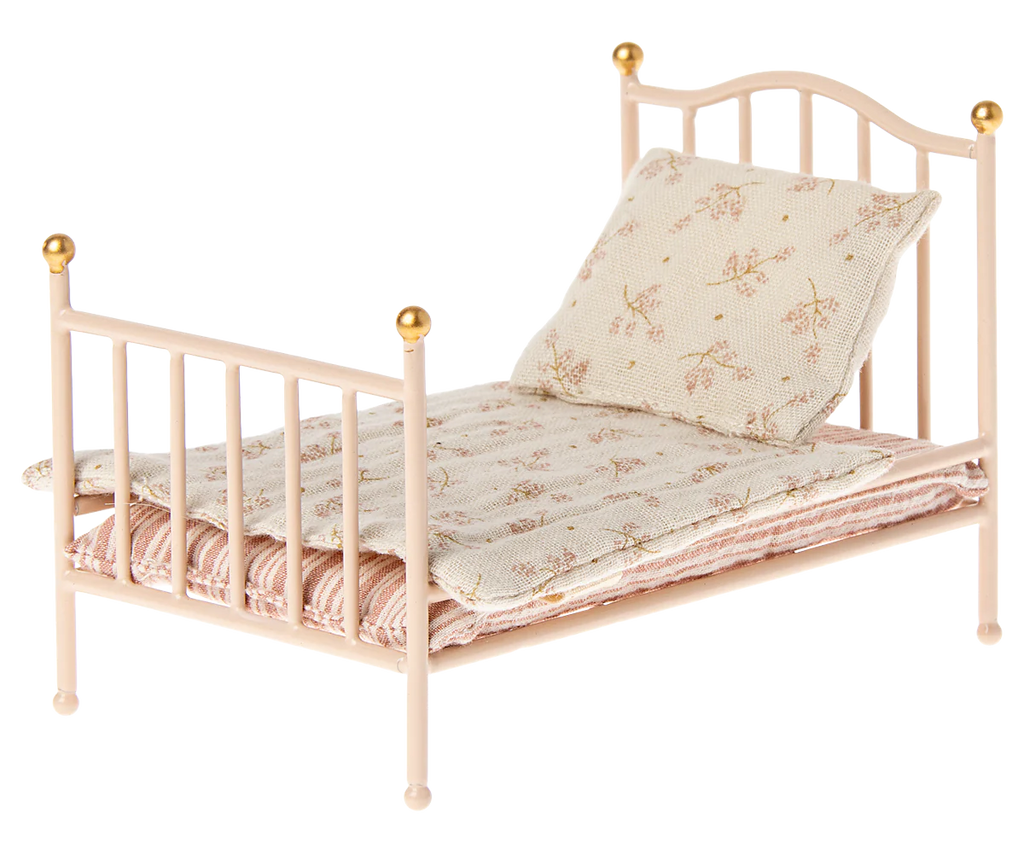 Maileg - Vintage Bed, Mouse - Rose